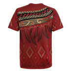 Aotearoa Maori Waikato Tainui Iwi Rugby Jersey Korowai Tukutuku Kaokao Motifs