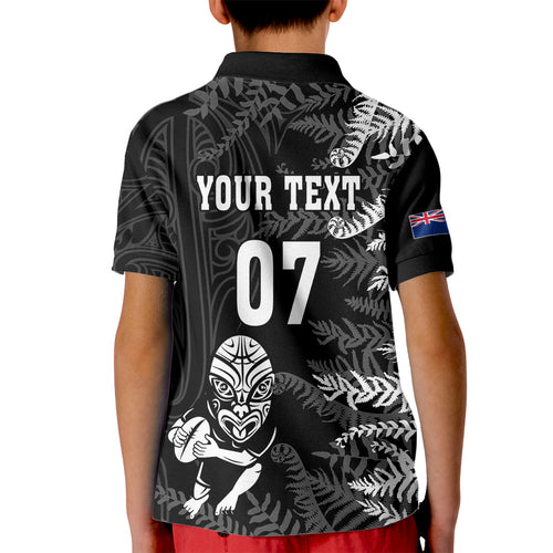 personalised-new-zealand-rugby-kid-polo-shirt-silver-fern-basic-2023-world-cup