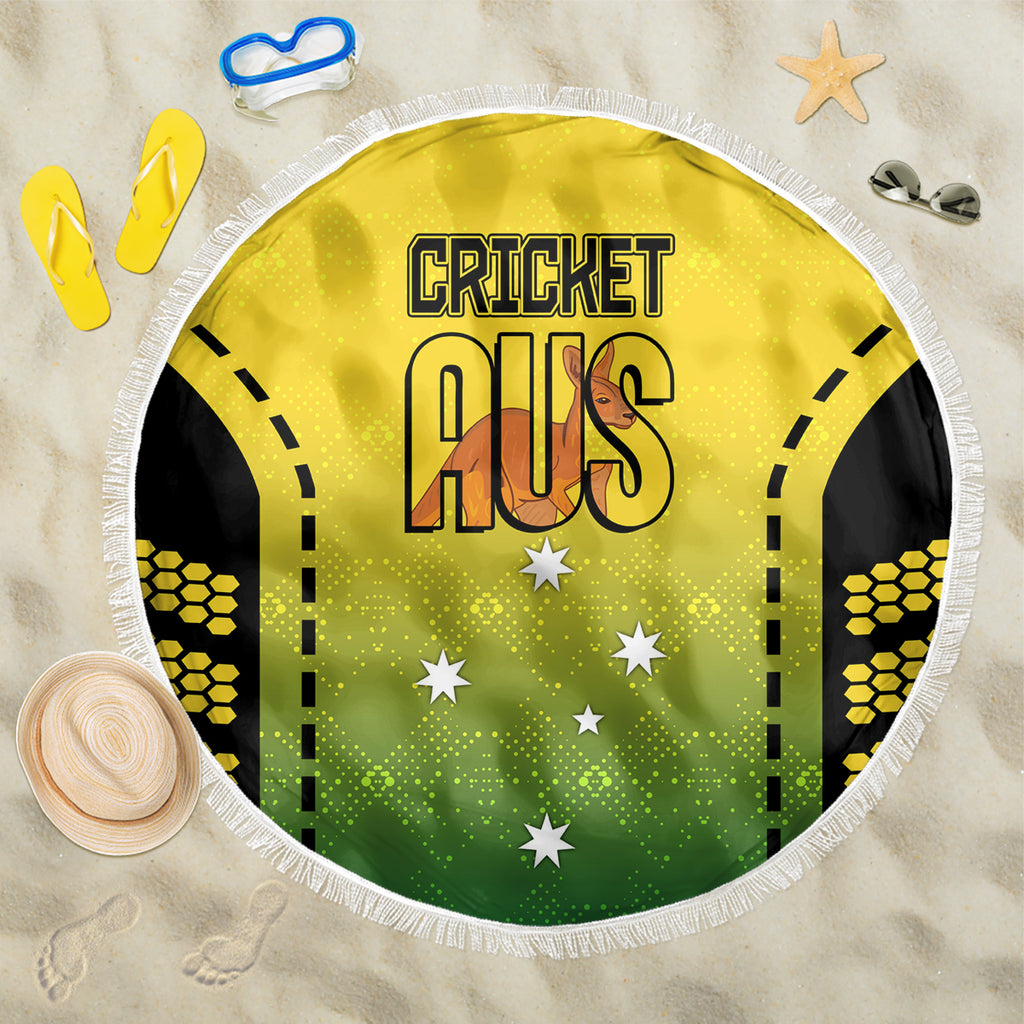 custom-australia-cricket-beach-blanket-kangaroo-champions-2023-go-aussies