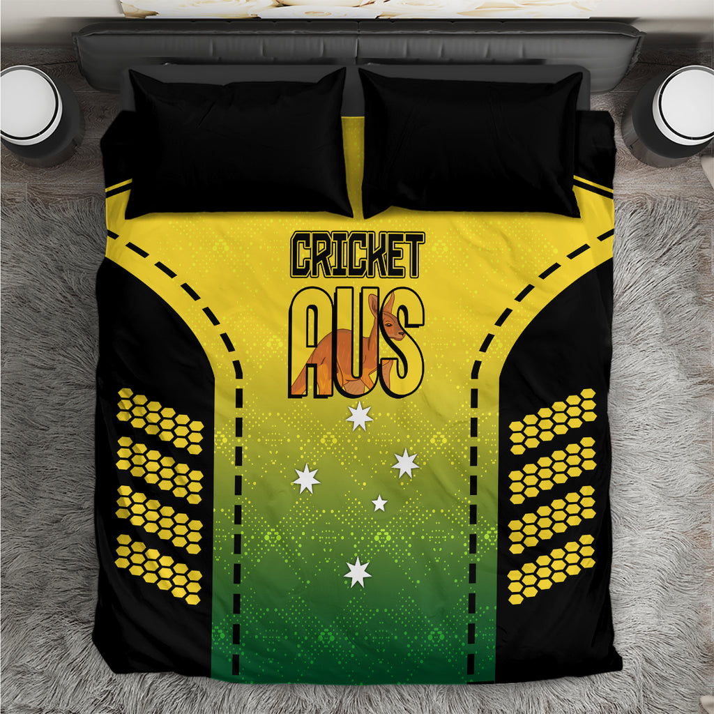 custom-australia-cricket-bedding-set-kangaroo-champions-2023-go-aussies