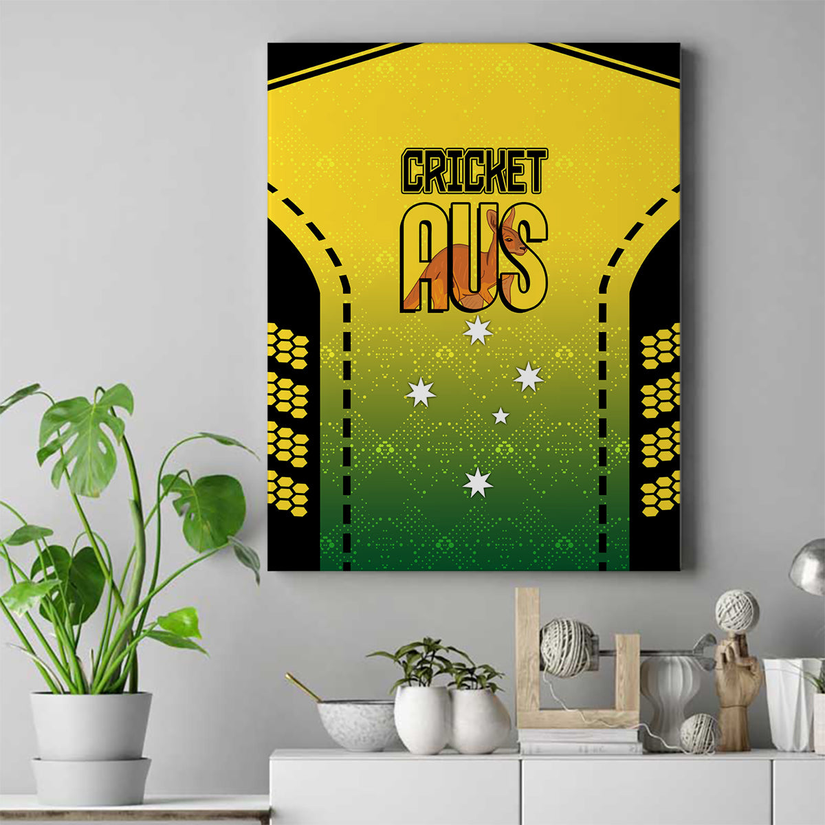 custom-australia-cricket-canvas-wall-art-kangaroo-champions-2023-go-aussies