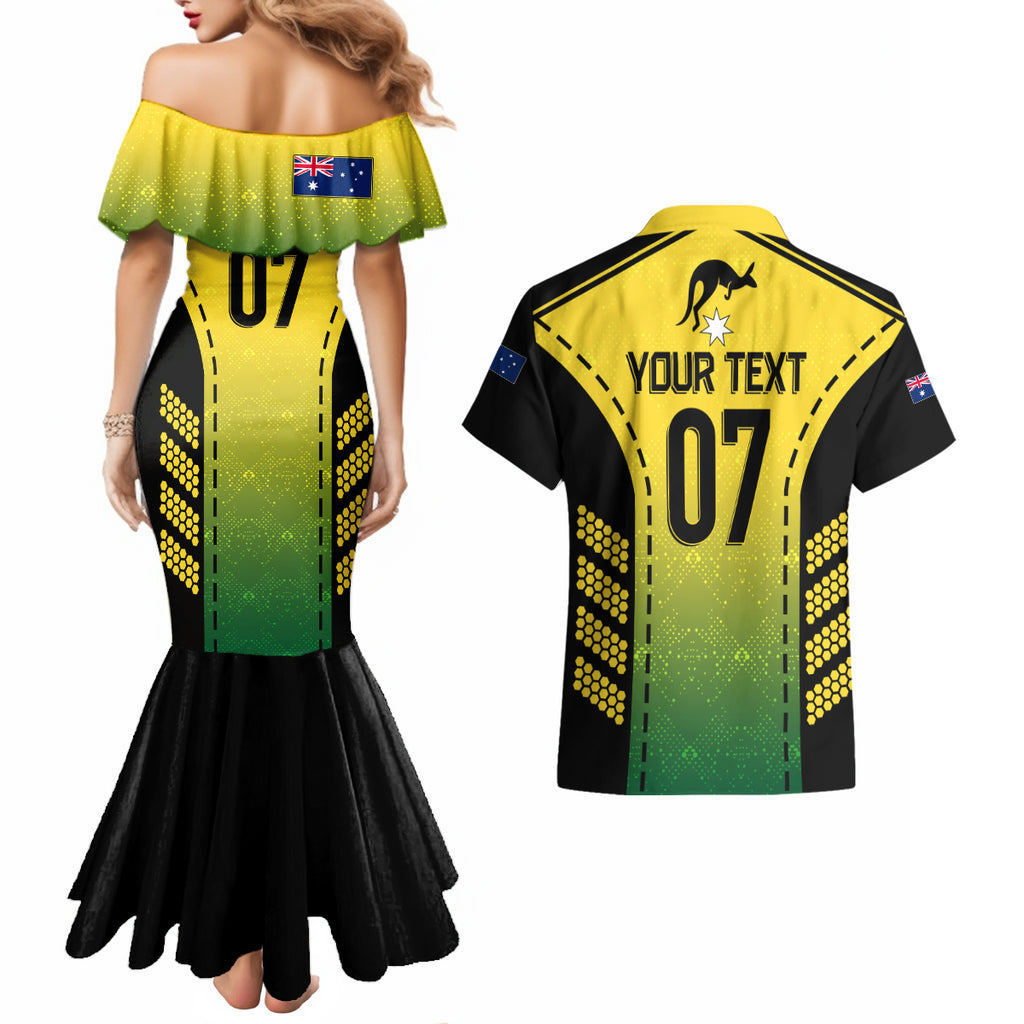 custom-australia-cricket-couples-matching-mermaid-dress-and-hawaiian-shirt-kangaroo-champions-2023-go-aussies