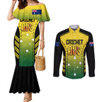 custom-australia-cricket-couples-matching-mermaid-dress-and-long-sleeve-button-shirt-kangaroo-champions-2023-go-aussies