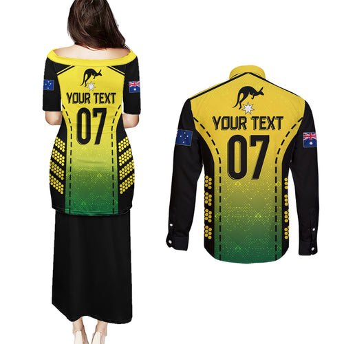 custom-australia-cricket-couples-matching-puletasi-dress-and-long-sleeve-button-shirt-kangaroo-champions-2023-go-aussies