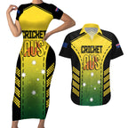 custom-australia-cricket-couples-matching-short-sleeve-bodycon-dress-and-hawaiian-shirt-kangaroo-champions-2023-go-aussies