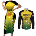 custom-australia-cricket-couples-matching-short-sleeve-bodycon-dress-and-long-sleeve-button-shirt-kangaroo-champions-2023-go-aussies