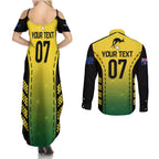 custom-australia-cricket-couples-matching-summer-maxi-dress-and-long-sleeve-button-shirt-kangaroo-champions-2023-go-aussies