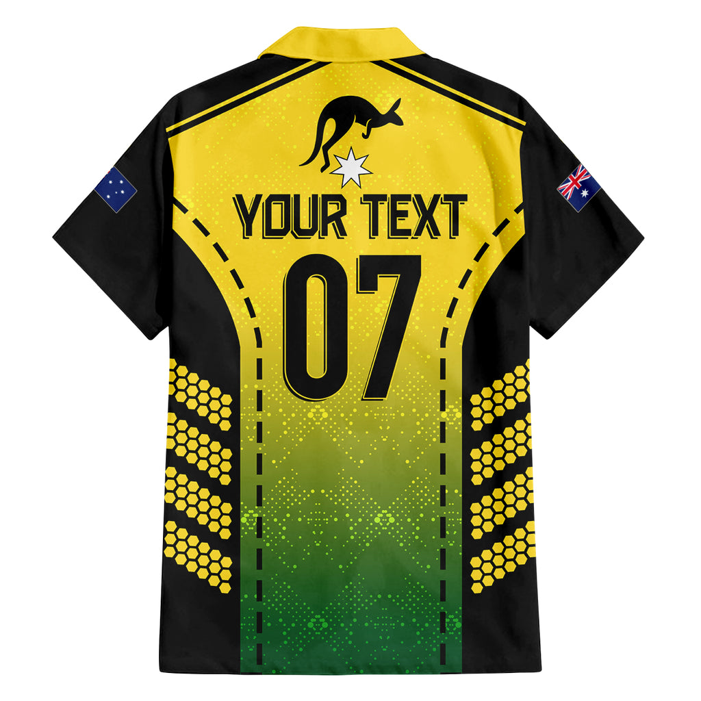 custom-australia-cricket-family-matching-long-sleeve-bodycon-dress-and-hawaiian-shirt-kangaroo-champions-2023-go-aussies