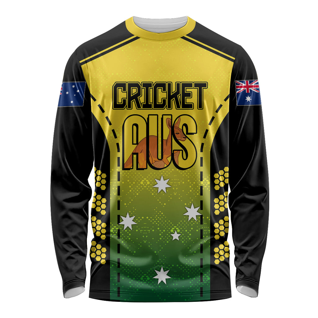 custom-australia-cricket-long-sleeve-shirt-kangaroo-champions-2023-go-aussies