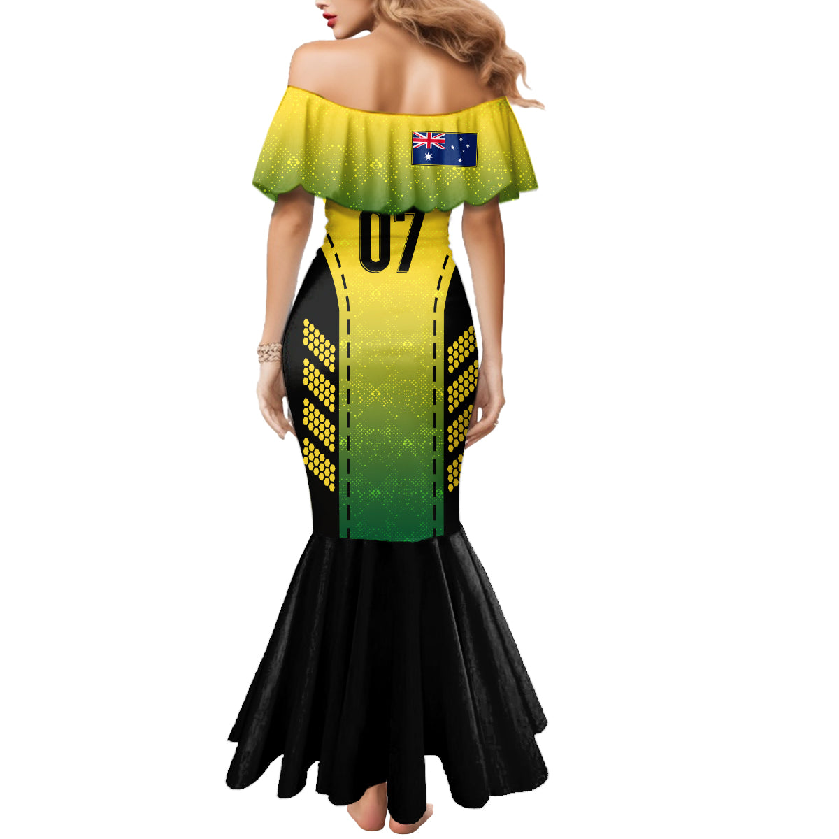 custom-australia-cricket-mermaid-dress-kangaroo-champions-2023-go-aussies