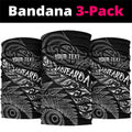 Aotearoa Personalized Lawn Bowls Maori Neck Gaiter New Zealand Black Tribal Silver Fern - Aussie Hoodie