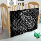 Aotearoa Personalized Lawn Bowls Maori Quilt New Zealand Black Tribal Silver Fern - Aussie Hoodie