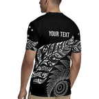 Aotearoa Personalized Lawn Bowls Maori Rugby Jersey New Zealand Black Tribal Silver Fern - Aussie Hoodie