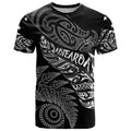 Aotearoa Personalized Lawn Bowls Maori T Shirt New Zealand Black Tribal Silver Fern - Aussie Hoodie