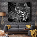 Aotearoa Personalized Lawn Bowls Maori Tapestry New Zealand Black Tribal Silver Fern - Aussie Hoodie