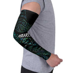 Aotearoa Personalized Lawn Bowls Maori Arm Sleeves New Zealand Paua Shell Tribal Silver Fern - Aussie Hoodie