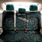 Aotearoa Personalized Lawn Bowls Maori Back Car Seat Cover New Zealand Paua Shell Tribal Silver Fern - Aussie Hoodie
