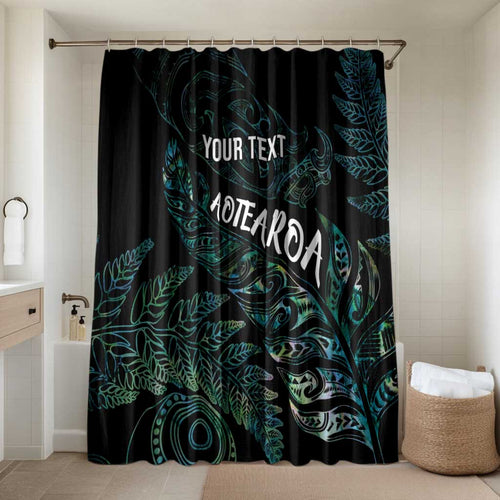 Aotearoa Personalized Lawn Bowls Maori Bathroom Set New Zealand Paua Shell Tribal Silver Fern - Aussie Hoodie