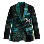 Aotearoa Personalized Lawn Bowls Maori Blazer New Zealand Paua Shell Tribal Silver Fern - Aussie Hoodie