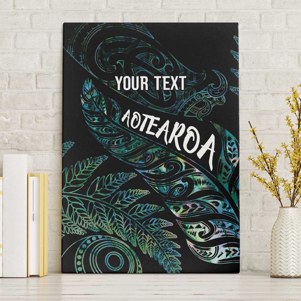 Aotearoa Personalized Lawn Bowls Maori Canvas Wall Art New Zealand Paua Shell Tribal Silver Fern - Aussie Hoodie