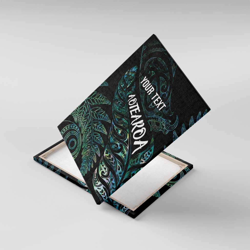 Aotearoa Personalized Lawn Bowls Maori Canvas Wall Art New Zealand Paua Shell Tribal Silver Fern - Aussie Hoodie