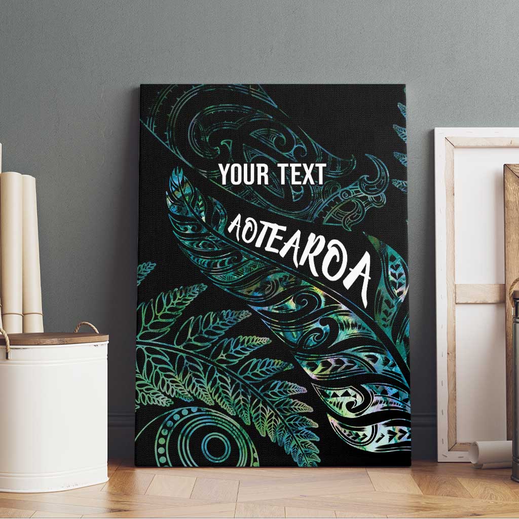 Aotearoa Personalized Lawn Bowls Maori Canvas Wall Art New Zealand Paua Shell Tribal Silver Fern - Aussie Hoodie