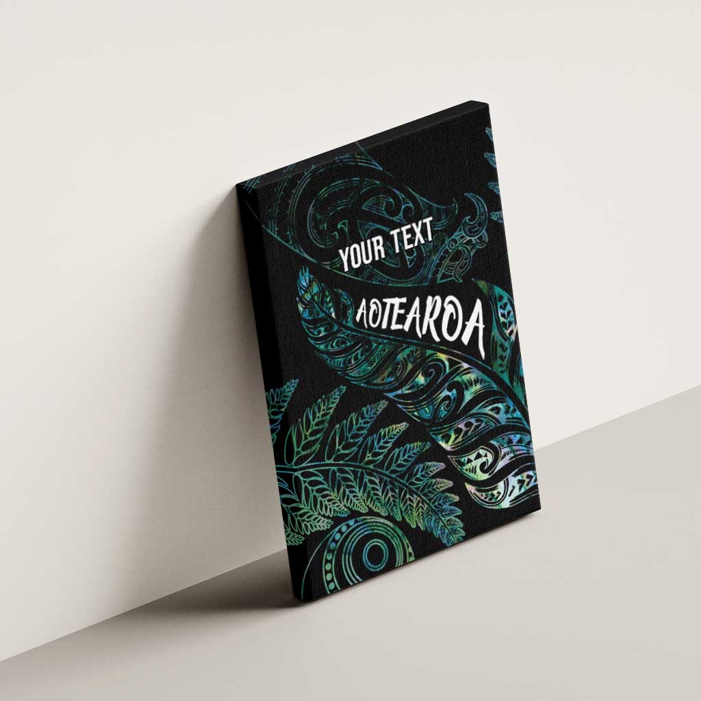 Aotearoa Personalized Lawn Bowls Maori Canvas Wall Art New Zealand Paua Shell Tribal Silver Fern - Aussie Hoodie