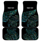Aotearoa Personalized Lawn Bowls Maori Car Mats New Zealand Paua Shell Tribal Silver Fern - Aussie Hoodie