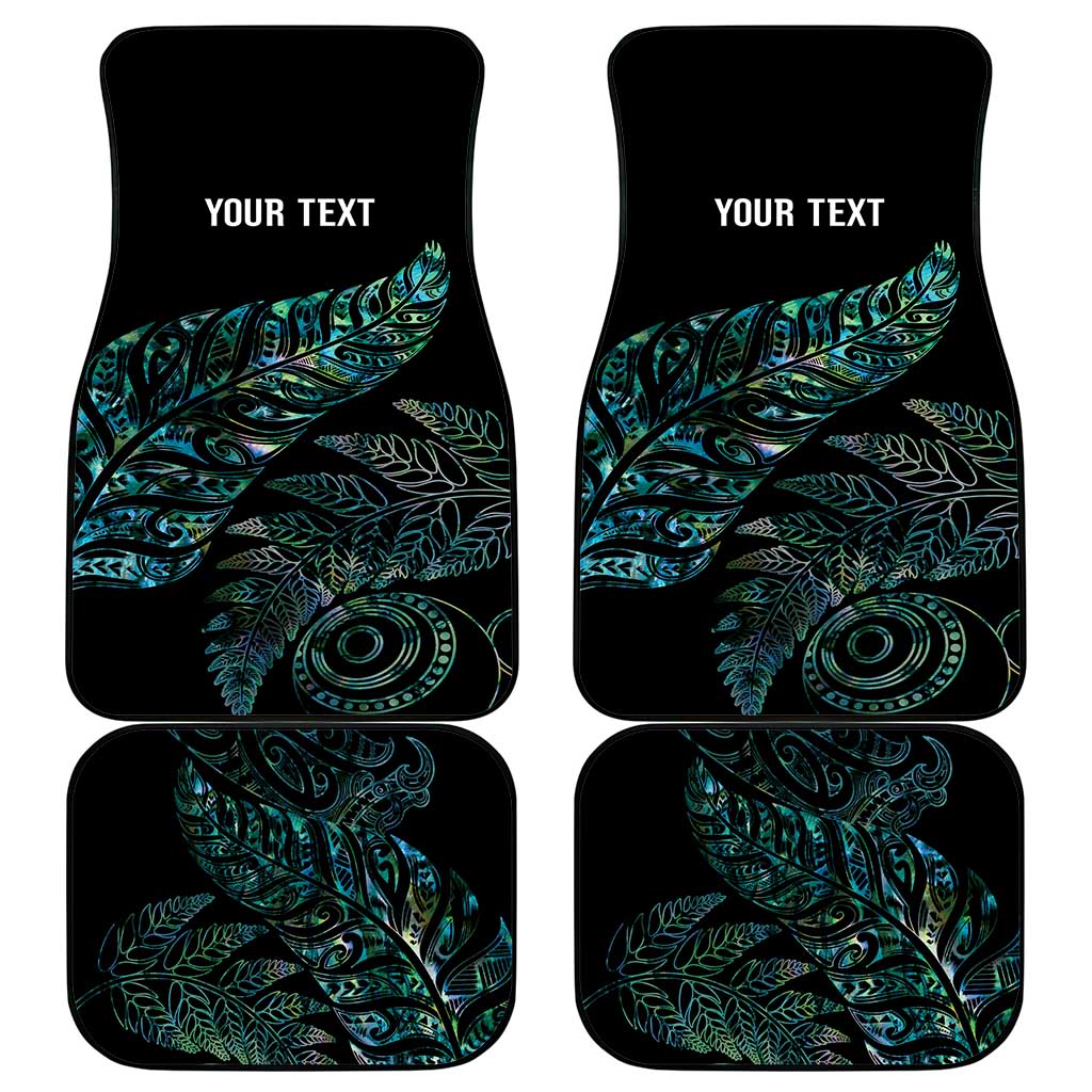 Aotearoa Personalized Lawn Bowls Maori Car Mats New Zealand Paua Shell Tribal Silver Fern - Aussie Hoodie