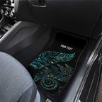 Aotearoa Personalized Lawn Bowls Maori Car Mats New Zealand Paua Shell Tribal Silver Fern - Aussie Hoodie