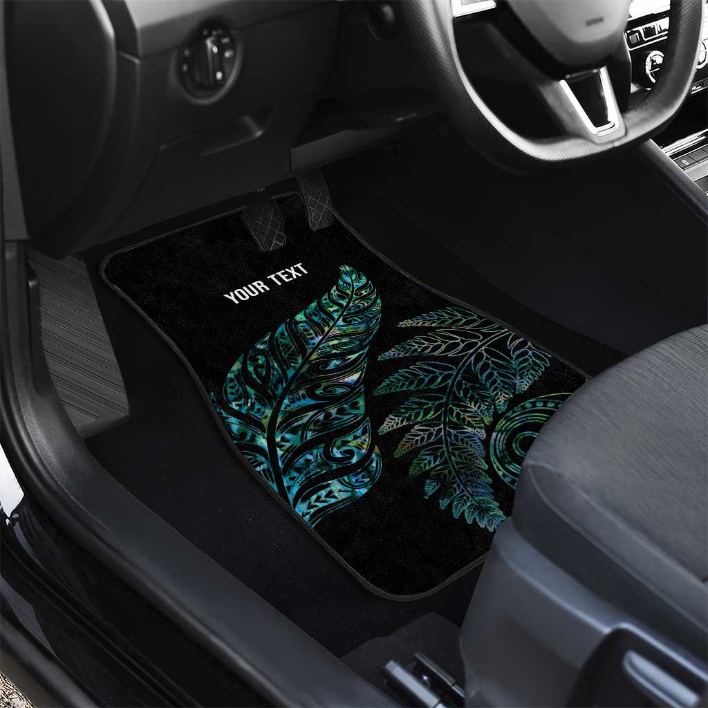 Aotearoa Personalized Lawn Bowls Maori Car Mats New Zealand Paua Shell Tribal Silver Fern - Aussie Hoodie