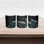 Aotearoa Personalized Lawn Bowls Maori Ceramic Mug New Zealand Paua Shell Tribal Silver Fern - Aussie Hoodie