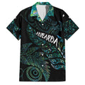 Aotearoa Personalized Lawn Bowls Maori Family Matching Puletasi and Hawaiian Shirt New Zealand Paua Shell Tribal Silver Fern - Aussie Hoodie