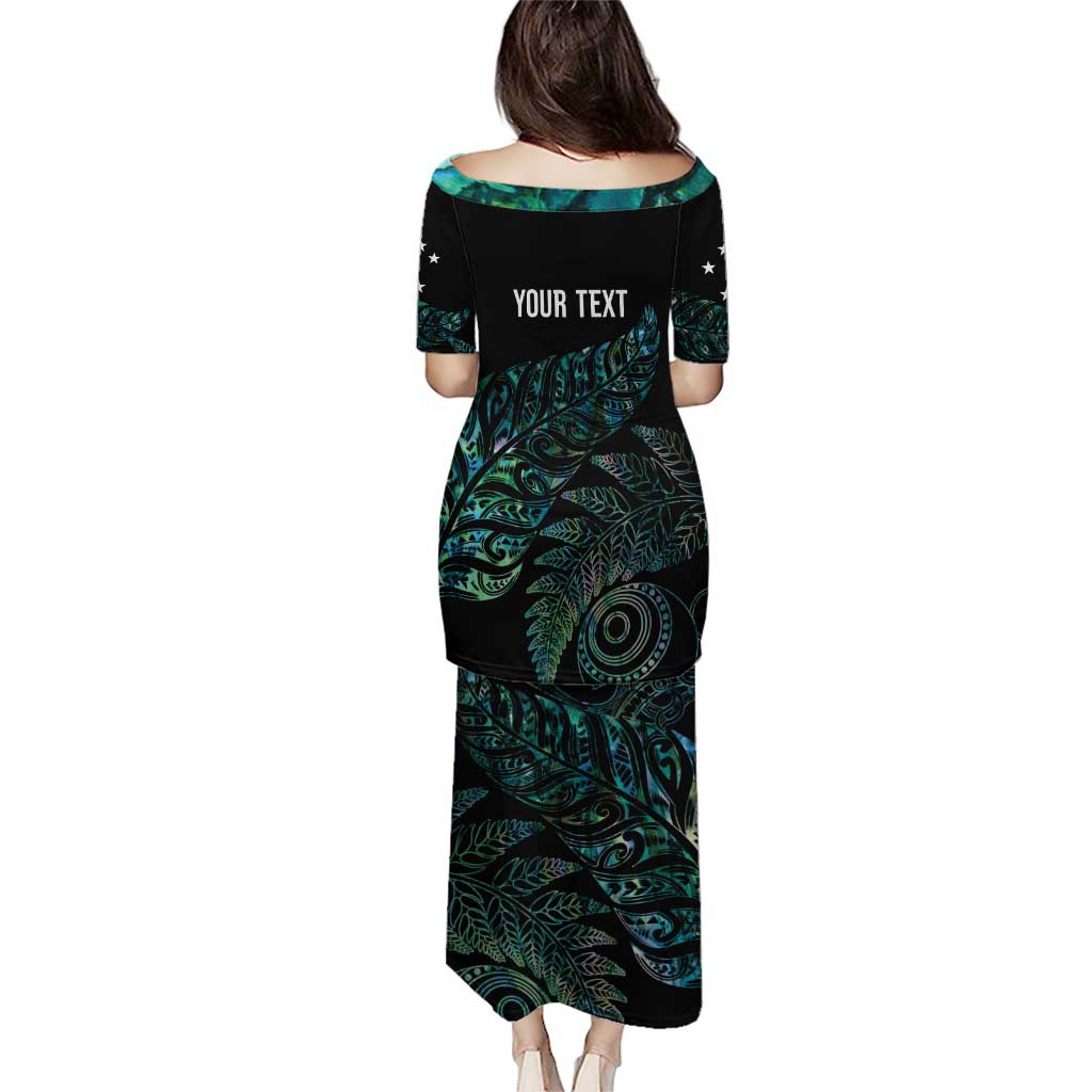 Aotearoa Personalized Lawn Bowls Maori Family Matching Puletasi and Hawaiian Shirt New Zealand Paua Shell Tribal Silver Fern - Aussie Hoodie