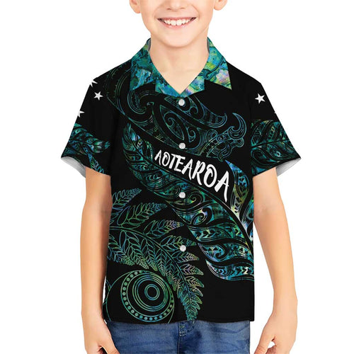 Aotearoa Personalized Lawn Bowls Maori Family Matching Tank Maxi Dress and Hawaiian Shirt New Zealand Paua Shell Tribal Silver Fern - Aussie Hoodie