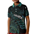 Aotearoa Personalized Lawn Bowls Maori Kid Polo Shirt New Zealand Paua Shell Tribal Silver Fern - Aussie Hoodie