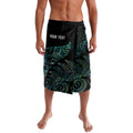 Aotearoa Personalized Lawn Bowls Maori Lavalava New Zealand Paua Shell Tribal Silver Fern - Aussie Hoodie