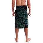 Aotearoa Personalized Lawn Bowls Maori Lavalava New Zealand Paua Shell Tribal Silver Fern - Aussie Hoodie