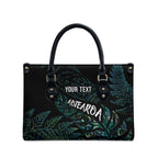 Aotearoa Personalized Lawn Bowls Maori Leather Bag New Zealand Paua Shell Tribal Silver Fern - Aussie Hoodie