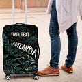 Aotearoa Personalized Lawn Bowls Maori Luggage Cover New Zealand Paua Shell Tribal Silver Fern - Aussie Hoodie