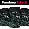 Aotearoa Personalized Lawn Bowls Maori Neck Gaiter New Zealand Paua Shell Tribal Silver Fern - Aussie Hoodie