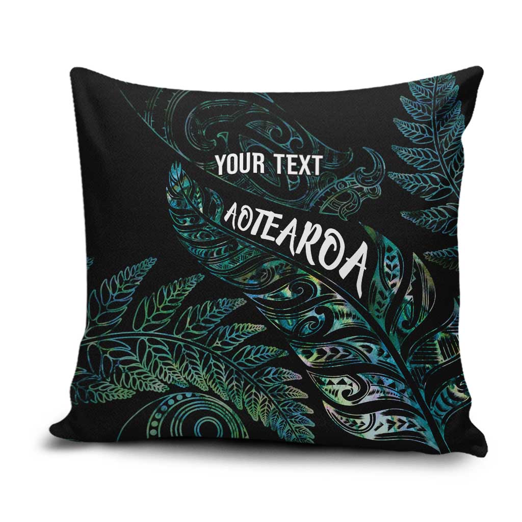 Aotearoa Personalized Lawn Bowls Maori Pillow Cover New Zealand Paua Shell Tribal Silver Fern - Aussie Hoodie