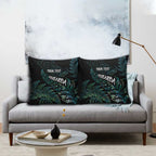 Aotearoa Personalized Lawn Bowls Maori Pillow Cover New Zealand Paua Shell Tribal Silver Fern - Aussie Hoodie