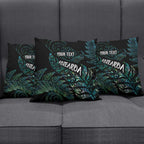 Aotearoa Personalized Lawn Bowls Maori Pillow Cover New Zealand Paua Shell Tribal Silver Fern - Aussie Hoodie