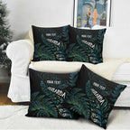 Aotearoa Personalized Lawn Bowls Maori Pillow Cover New Zealand Paua Shell Tribal Silver Fern - Aussie Hoodie