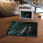 Aotearoa Personalized Lawn Bowls Maori Puzzle New Zealand Paua Shell Tribal Silver Fern - Aussie Hoodie
