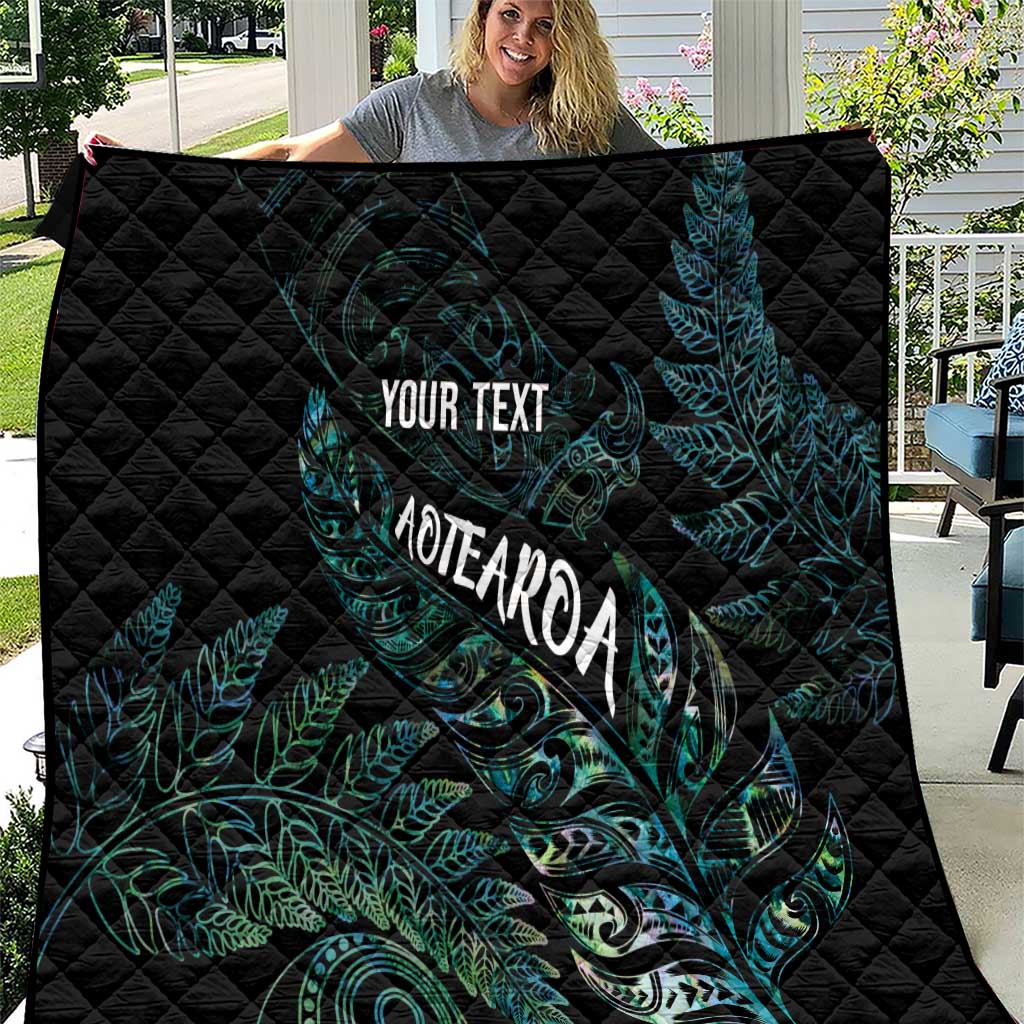 Aotearoa Personalized Lawn Bowls Maori Quilt New Zealand Paua Shell Tribal Silver Fern - Aussie Hoodie