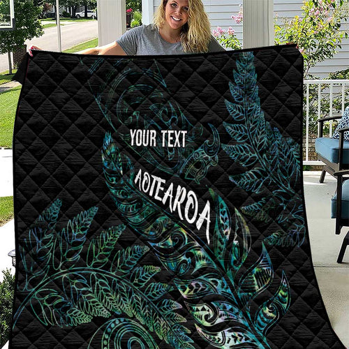 Aotearoa Personalized Lawn Bowls Maori Quilt New Zealand Paua Shell Tribal Silver Fern - Aussie Hoodie