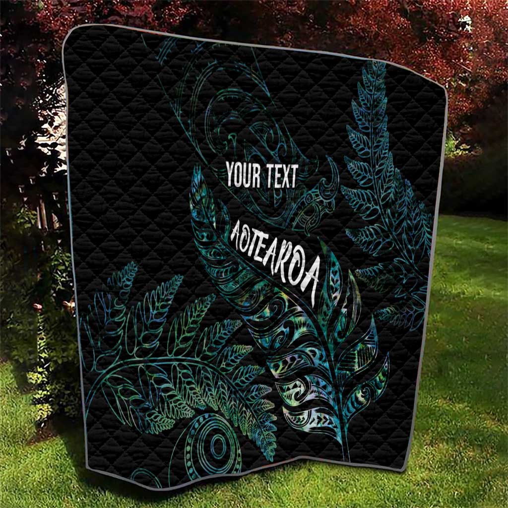 Aotearoa Personalized Lawn Bowls Maori Quilt New Zealand Paua Shell Tribal Silver Fern - Aussie Hoodie