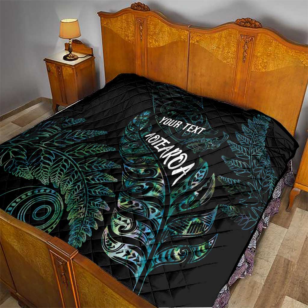 Aotearoa Personalized Lawn Bowls Maori Quilt New Zealand Paua Shell Tribal Silver Fern - Aussie Hoodie